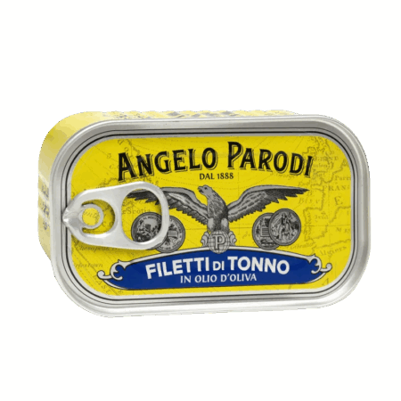 FILET DE THON À L’HUILE BOITE 125G ANGELO PARDOI