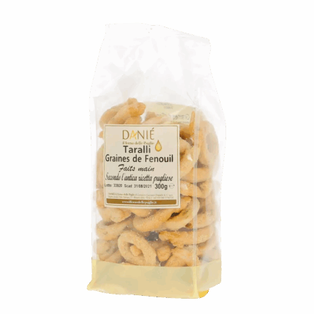 TARALLI ARTISANAUX FENOUIL 300G DANIELI